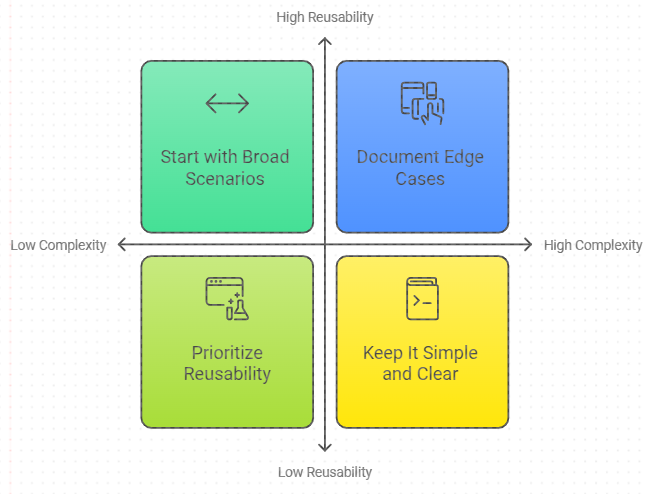 Creating Reusable Test Cases